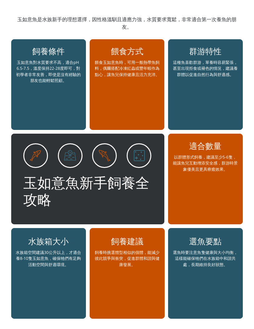 玉如意魚新手飼養全攻略